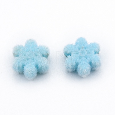Christmas Opaque Resin Beads RESI-G047-13-1