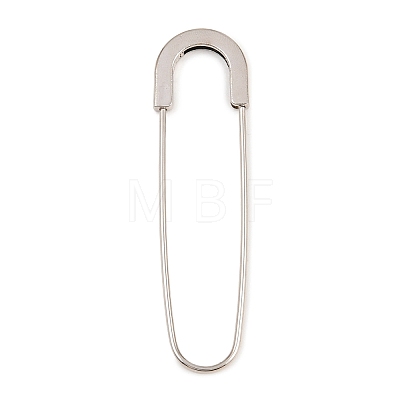 Alloy Extra Large Safety Pin Brooches PALLOY-P333-02P-1