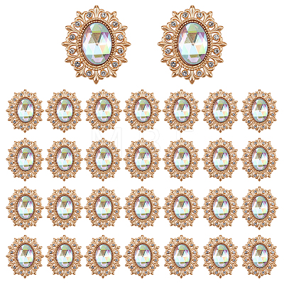 30Pcs Zinc Alloy Cabochons FIND-FG0005-56C-1