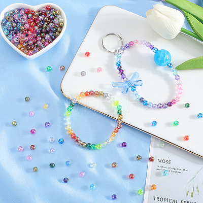 1440Pcs 24 Colors Transparent Acrylic Beads MACR-SP0001-51B-1