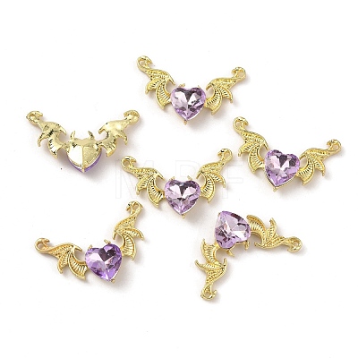 Golden Alloy Connector Charms FIND-CJC0006-45F-1
