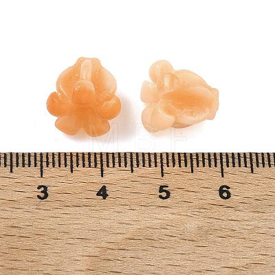 Synthetic Coral Carved Beads CORA-K010-01L-1