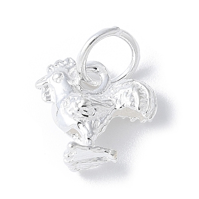 925 Sterling Silver 3D Chinese Zodiac Charms STER-P066-01S-10-1