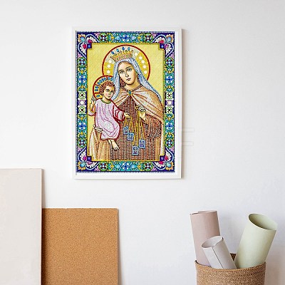 Religion Human Pattern DIY Diamond Painting Kits DIAM-PW0010-49A-26-1