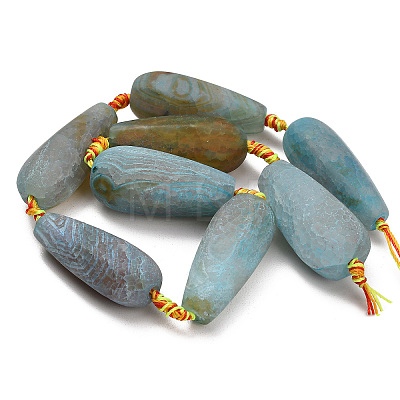 Natural Dragon Veins Agate Beads Strands G-A321-I05-01-1