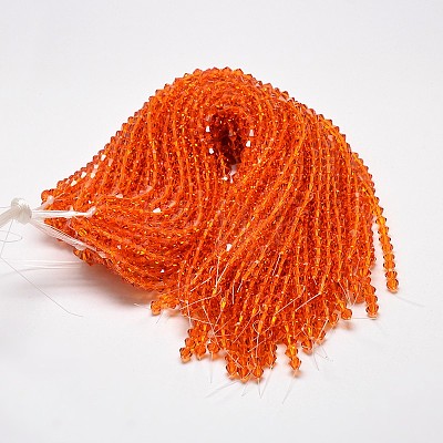 Imitate Austrian Crystal Bicone Glass Beads Strands LS-GLAA-F029-3x3mm-11-1