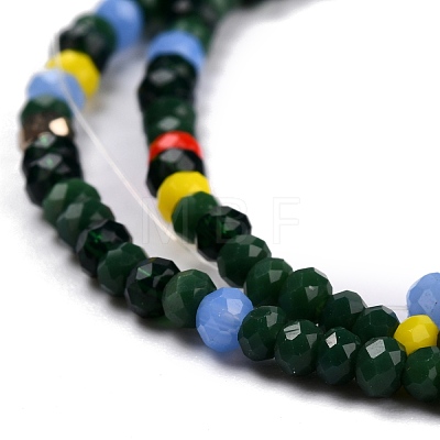 Glass Beads Strands GLAA-F106-C-19-1