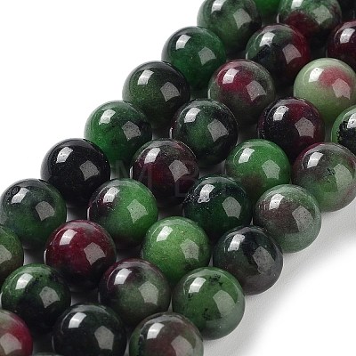 Dyed Natural Malaysia Jade Beads Strands G-G021-02C-06-1