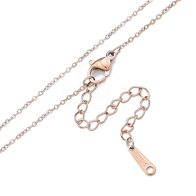 304 Stainless Steel Cable Chains Necklace for Men Women NJEW-N050-A03-R12-1