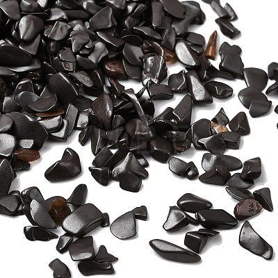 Natural Black Stone Beads G-D351-03-1