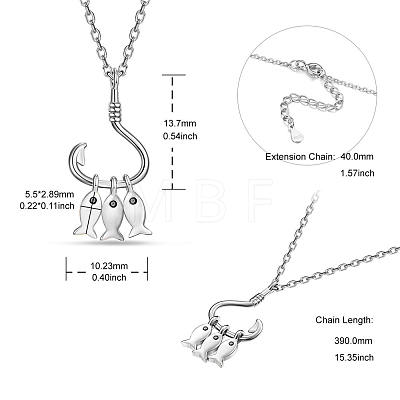 SHEGRACE 925 Sterling Silver Pendant Necklaces JN948A-1