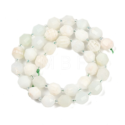 Natural Green Opal Beads Strands G-O201B-135G-1