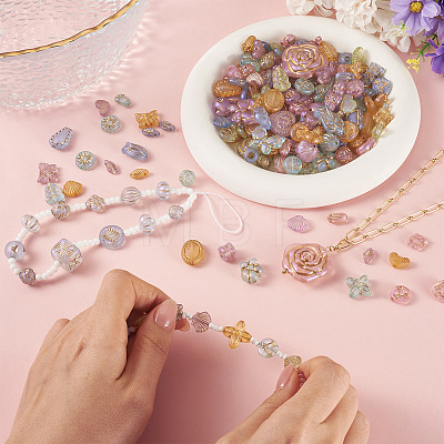 100G Transparent Acrylic Beads OACR-BT0001-05B-1