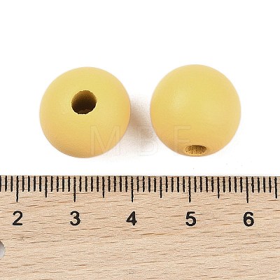 Wood European Beads WOOD-M014-01K-1