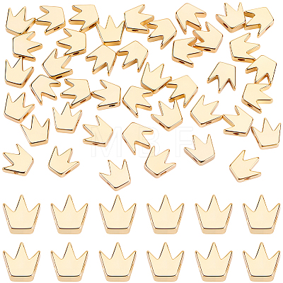 50Pcs Brass Beads KK-BBC0027-41A-1