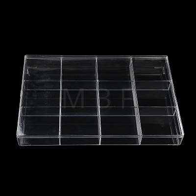 12 Grids Plastic Bead Containers with Cover CON-K002-03A-1