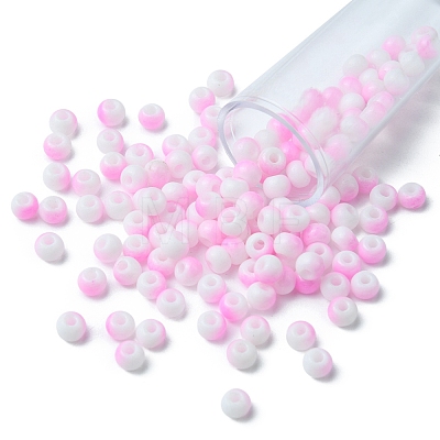6/0 Opaque Glass Seed Beads SEED-YW0002-13J-1