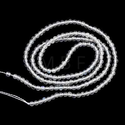 Natural Rainbow Moonstone Beads Strands G-G0005-B03-A-1