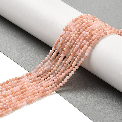 Natural Pink Aventurine Beads Strands G-B074-B05-01-1