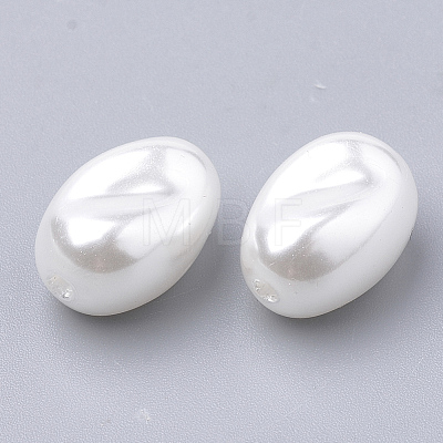 Eco-Friendly Plastic Imitation Pearl Beads X-MACR-T013-07-1