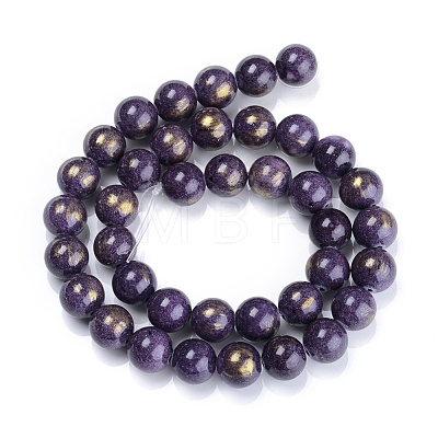 Natural Jade Beads Strands G-F670-A25-8mm-1