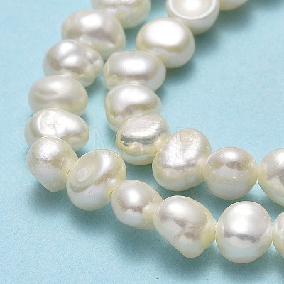 Natural Cultured Freshwater Pearl Beads Strands PEAR-A005-08-01-1