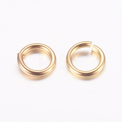 Eco-Friendly Brass Jump Rings KK-M165-5mm-03G-RS-1