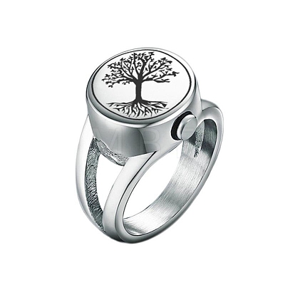 Tree of Life Urn Ashes Ring PW-WGCA7CF-02-1