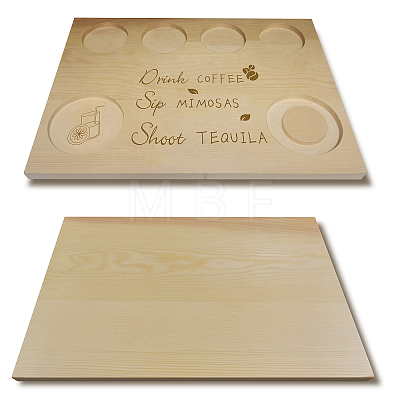 Wooden Wine Serving Tray AJEW-WH0269-014-1