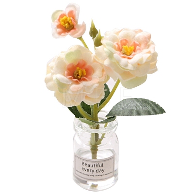 Resin Flower Miniature Ornaments PW-WG7E838-05-1