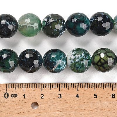 Natural Fire Crackle Agate Beads Strands G-L595-A02-01I-1