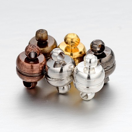 Brass Magnetic Clasps with Loops X-KK-H361-M-1