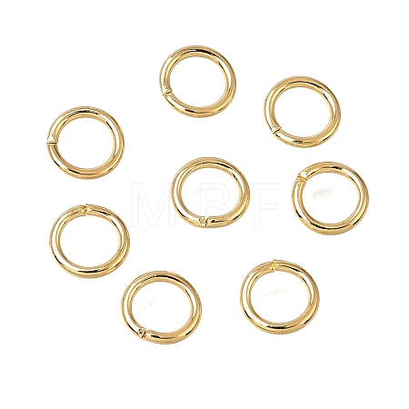 Brass Open Jump Rings KK-CBA1A60-06B-G-1