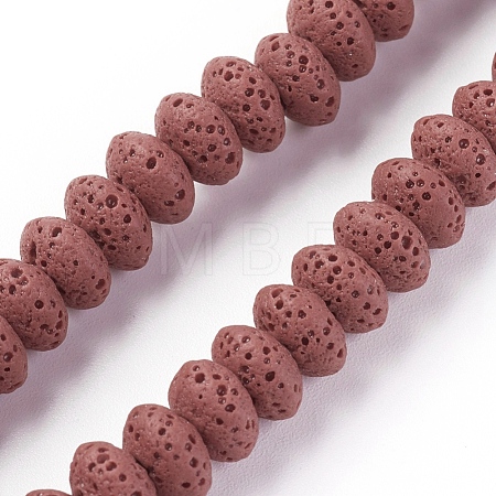 Natural Lava Rock Beads Strands G-F671-01A-10-1