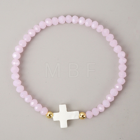 Bohemian Glass Beads Stretch Bracelets KO2121-3-1