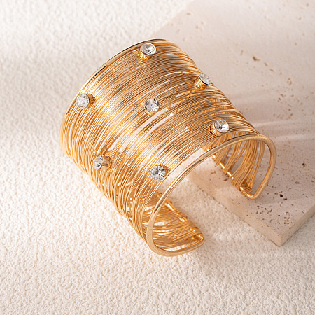 Iron Wired Cuff Bangles WGFA891-01-1