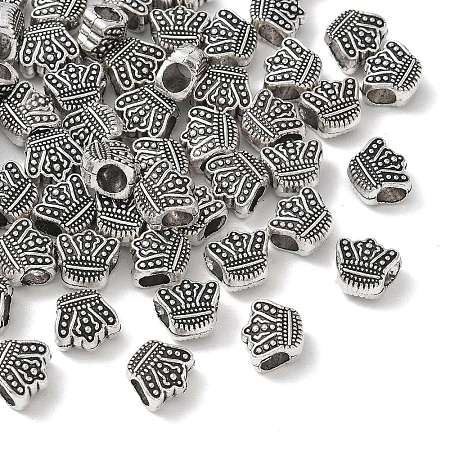 Tibetan Style Alloy European Beads AL-CBA612E-04AS-1