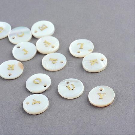 Freshwater Shell Pendants SSHEL-S249-1