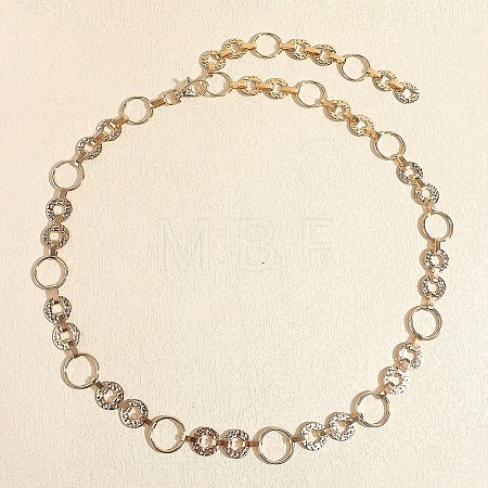 Alloy Ring Link Chain Waist Belly Chains for Women FS-WGC2DCA-01-1