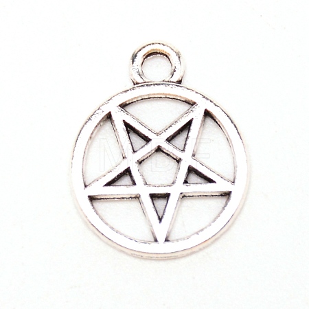 Tibetan Style Alloy Pendants PALLOY-WH0088-60A-AS-1