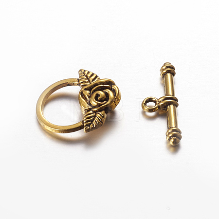 Tibetan Style Toggle Clasps GLF0026Y-1