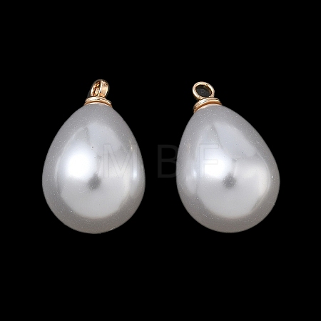 ABS Plastic Pearl Pendants FIND-Z105-03H-01G-1