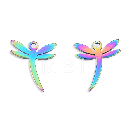 Ion Plating(IP) 201 Stainless Steel Charms STAS-N098-129M-1