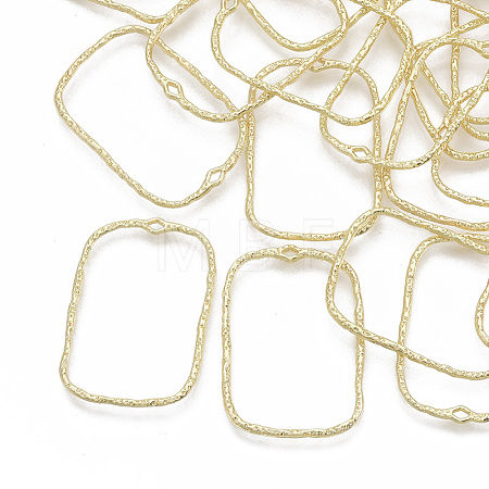 Alloy Open Back Bezel Pendants PALLOY-S121-81B-1