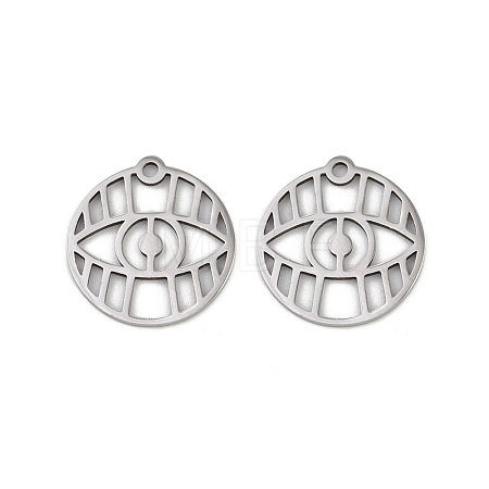 201 Stainless Steel Pendants LS-STAS-U052-02C-P-1