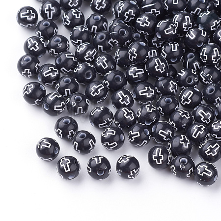 Craft Style Acrylic Beads SACR-Q187-23-1