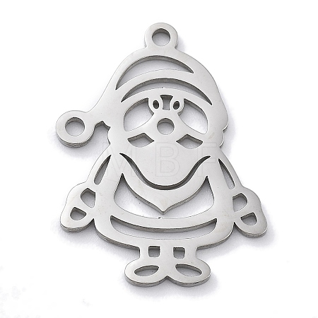 Christmas Theme Anti-Tarnish 304 Stainless Steel Pendants LS-STAS-R003-04P-02-1