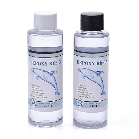 Transparent Clear Crystal Epoxy AB Glue TOOL-L009-02-1