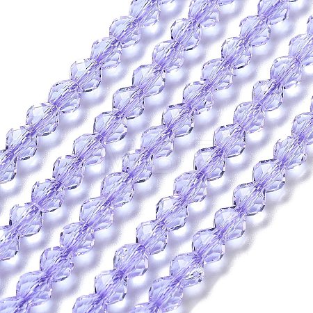 Transparent Glass Beads Strands GLAA-A014-03M-1