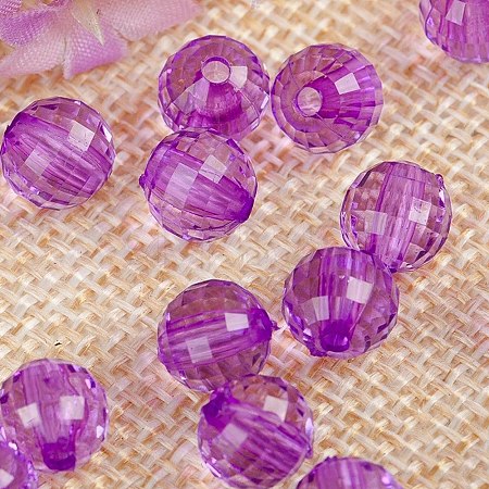 Transparent Acrylic Beads TACR-NH0001-D-19-1